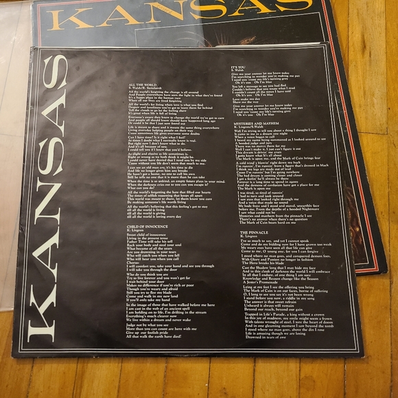Kansas Masque vintage vinyl record album black white LP GUC - Picture 3 of 11